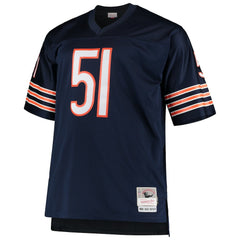 Dick Butkus Chicago Bears Big & Tall 1966 Retired Player Replica Jersey - Navy Jerseys
