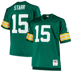 Bart Starr Green Bay Packers Big & Tall 1968 Retired Player Replica Jersey - Green Jerseys