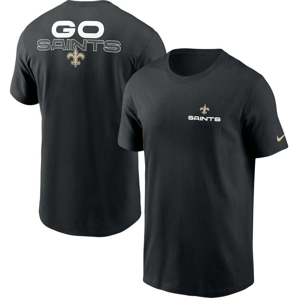 New Orleans Saints Local Phrase T-Shirt - Black T-shirts