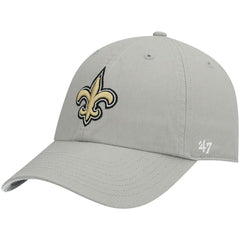 New Orleans Saints '47 Clean Up Adjustable Hat - Gray Hats