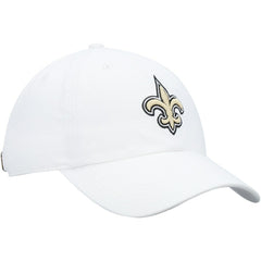 New Orleans Saints '47 Logo Clean Up Adjustable Hat - White Hats