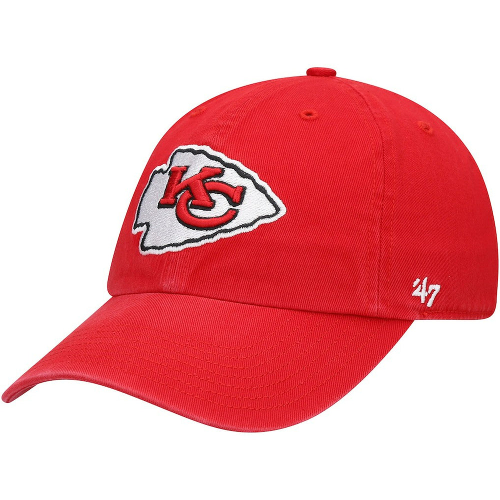 Kansas City Chiefs '47 Youth Logo Clean Up Adjustable Hat - Red Hats