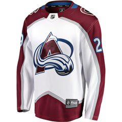 Nathan MacKinnon Colorado Avalanche Fanatics Breakaway Jersey - White | US 4054256