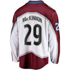 Nathan MacKinnon Colorado Avalanche Fanatics Breakaway Jersey - White | US 4054256