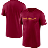 Washington Football Team Logo Essential Legend Performance T-Shirt - Burgundy T-shirts
