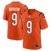 Joe Burrow Cincinnati Bengals Alternate Game Jersey - Orange Jerseys
