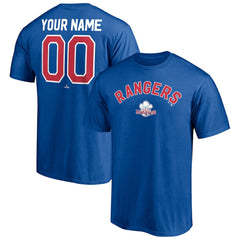 Texas Rangers Cooperstown Winning Streak Personalized Name & Number T-Shirt - Royal T-shirts