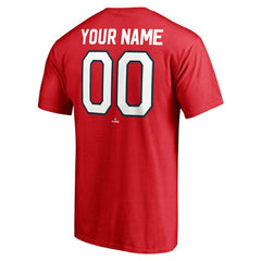 Washington Nationals Cooperstown Winning Streak Personalized Name & Number T-Shirt - Red T-shirts