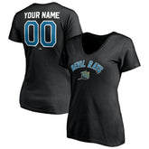 Tampa Bay Rays Women's Cooperstown Winning Streak Personalized Name & Number V-Neck T-Shirt - Black T-shirts