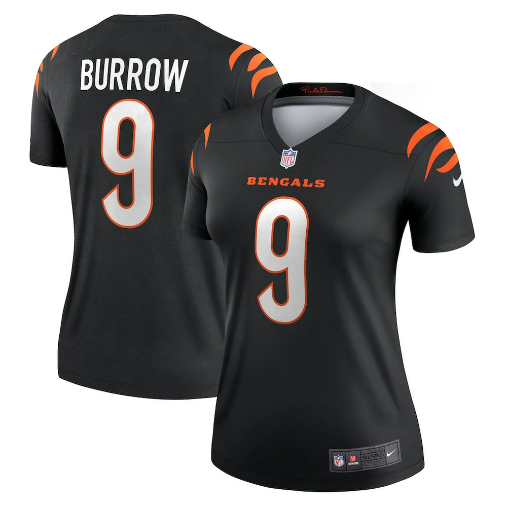 Joe Burrow Cincinnati Bengals Women's Legend Player Performance Top - Black Tops