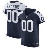 Dallas Cowboys Alternate Vapor Elite Custom Jersey - Navy Jerseys