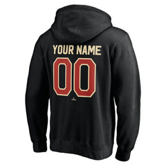 Houston Astros Cooperstown Winning Streak Alternate Personalized Name & Number Pullover Hoodie - Black Hoodies
