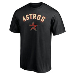 Houston Astros Cooperstown Winning Streak Alternate Personalized Name & Number T-Shirt - Black T-shirts