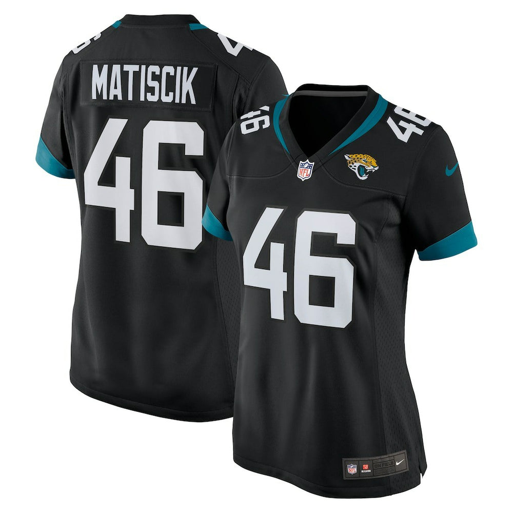Ross Matiscik Jacksonville Jaguars Women's Game Jersey - Black Jerseys