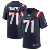 Mike Onwenu New England Patriots Team Game Jersey - Navy Jerseys
