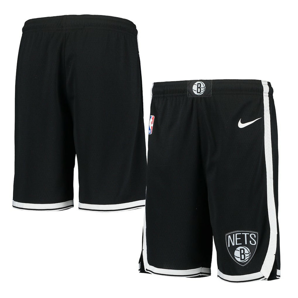 Brooklyn Nets Youth 2020/21 Swingman Performance Shorts Icon Edition Black - Nike