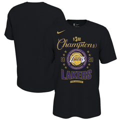 Los Angeles Lakers 2020 NBA Finals Champions Locker Room T-Shirt Black - Nike outlet