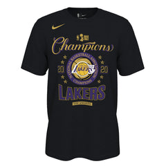 Los Angeles Lakers 2020 NBA Finals Champions Locker Room T-Shirt Black - Nike outlet