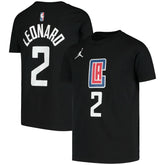 Kawhi Leonard LA Clippers Jordan Brand Youth Statement Edition Name & Number T-Shirt Black