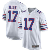 Josh Allen Buffalo Bills Alternate Game Player Jersey - White Jerseys