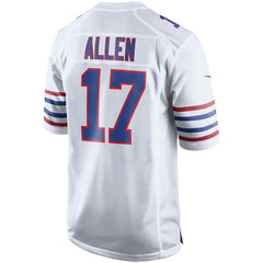 Josh Allen Buffalo Bills Alternate Game Player Jersey - White Jerseys