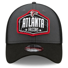 Atlanta Falcons New Era 2021 NFL Draft Trucker 39THIRTY Flex Hat - Graphite/Black Hats