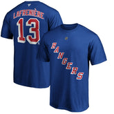 Alexis Lafrenière New York Rangers Fanatics Authentic Stack Name & Number T-Shirt - Blue | US 4107955
