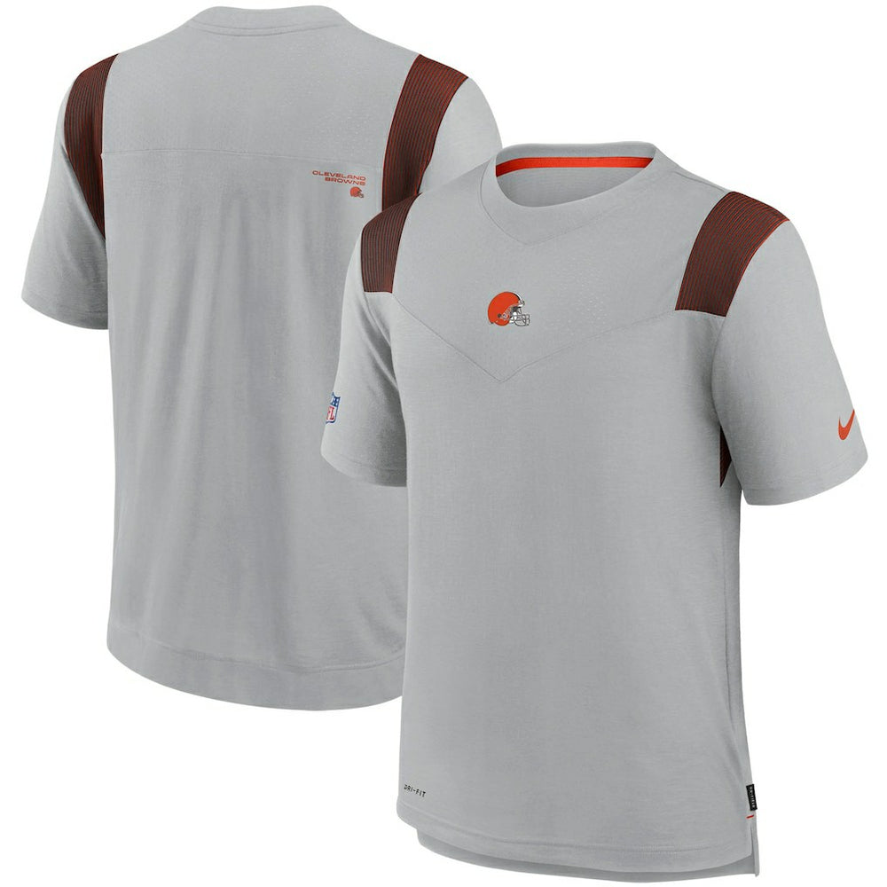 Cleveland Browns Sideline Player UV Performance T-Shirt - Gray T-shirts