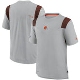 Cleveland Browns Sideline Player UV Performance T-Shirt - Gray T-shirts