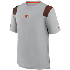 Cleveland Browns Sideline Player UV Performance T-Shirt - Gray T-shirts