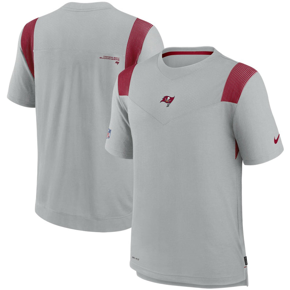 Tampa Bay Buccaneers Sideline Player UV Performance T-Shirt - Gray T-shirts