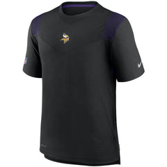 Minnesota Vikings Sideline Player UV Performance T-Shirt - Black T-shirts