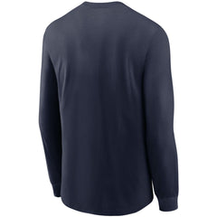Seattle Seahawks Primary Logo Long Sleeve T-Shirt - College Navy T-shirts