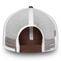 Cleveland Browns Fundamental Trucker Unstructured Adjustable Hat - Brown/White Hats