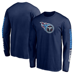 Tennessee Titans Front Runner Long Sleeve T-Shirt - Navy T-shirts
