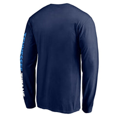 Tennessee Titans Front Runner Long Sleeve T-Shirt - Navy T-shirts