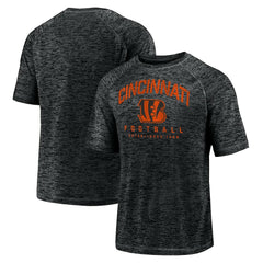 Cincinnati Bengals Shade Battle Ready Raglan Space-Dye T-Shirt - Black T-shirts