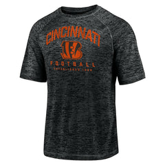 Cincinnati Bengals Shade Battle Ready Raglan Space-Dye T-Shirt - Black T-shirts