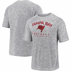 Tampa Bay Buccaneers Shade Battle Ready Raglan Space-Dye T-Shirt - Gray T-shirts