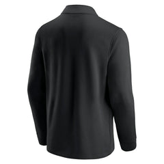 Las Vegas Raiders Block Party Quarter-Zip Jacket - Black/Silver Jackets