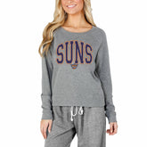 Phoenix Suns Concepts Sport Women's Mainstream Terry Long Sleeve Top Gray