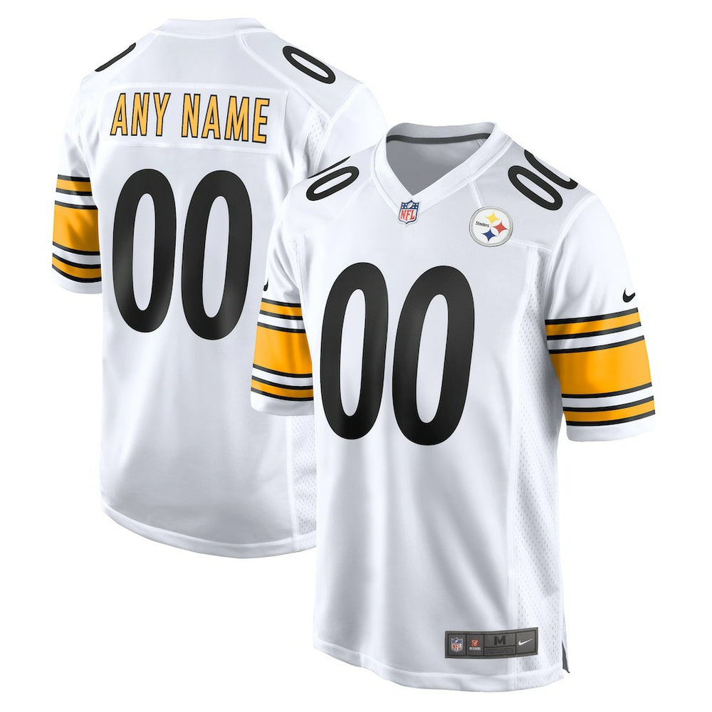 Pittsburgh Steelers Game Custom Jersey - White Jerseys