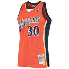 Stephen Curry Golden State Warriors Hardwood Classics Swingman Jersey Orange - Mitchell & Ness