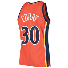 Stephen Curry Golden State Warriors Hardwood Classics Swingman Jersey Orange - Mitchell & Ness