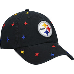 Pittsburgh Steelers '47 Women's Multi Confetti Clean Up Adjustable Hat - Black Hats