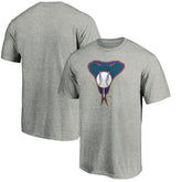 Arizona Diamondbacks Cooperstown Collection Huntington Logo T-Shirt - Heathered Gray T-shirts