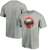 Houston Astros Cooperstown Collection Huntington Logo T-Shirt - Heathered Gray T-shirts