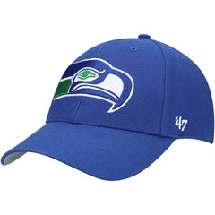 Seattle Seahawks '47 Throwback MVP Adjustable Hat - Royal Hats