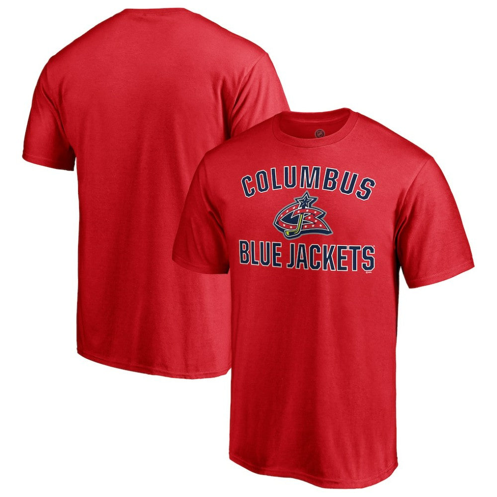 Columbus Blue Jackets Special Edition Victory Arch T-Shirt - Red | US 4155474
