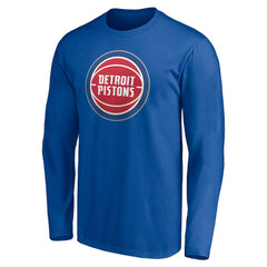 Detroit Pistons Playmaker Personalized Name & Number Long Sleeve T-Shirt Blue outlet
